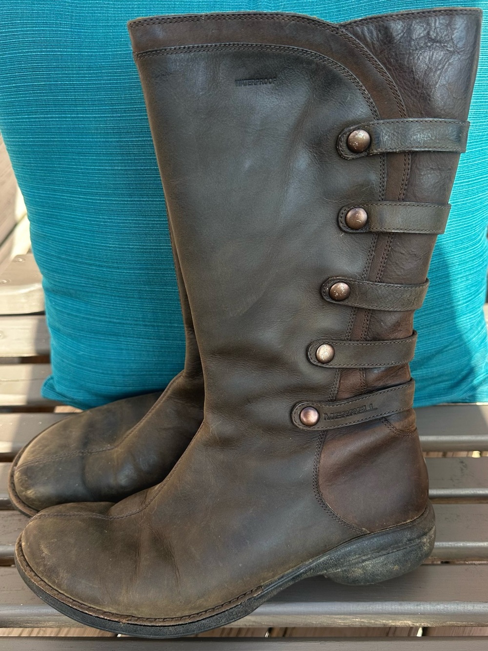 MERRELL Captiva Launch 2 Waterproof Boot Espresso Stylish Utility Workwear 🧚🏼♀️ - Picture 7 of 11